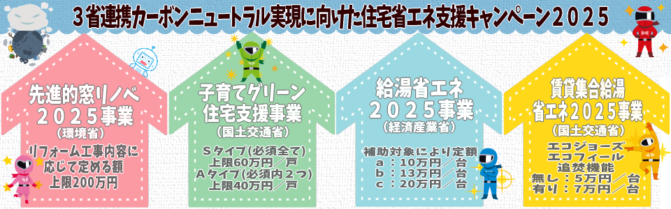 住宅省エネキャンペーン２０２５のご案内
